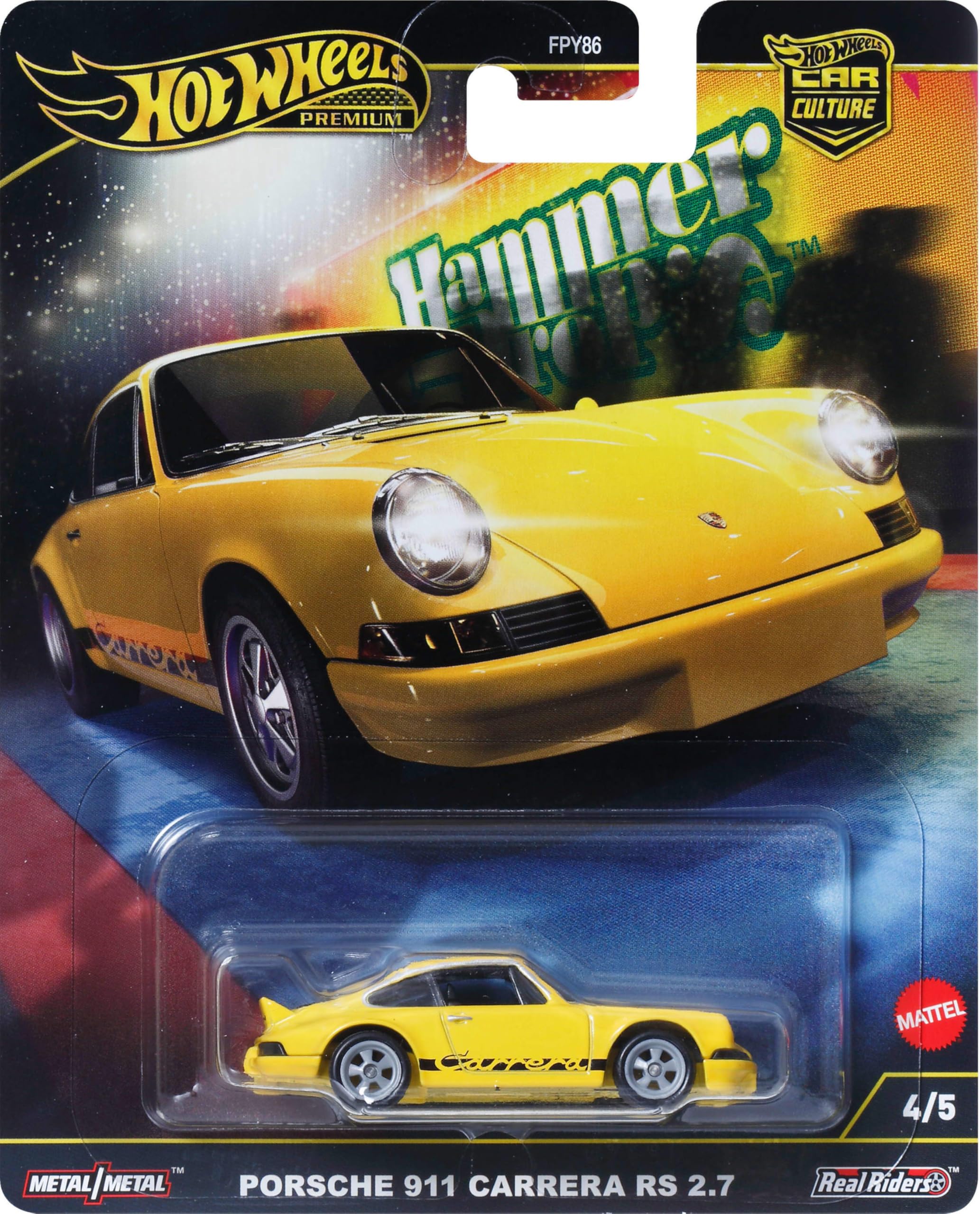 Amazon.com: Hot Wheels Premium Car Culture Hammer Drop 1:64 Escala